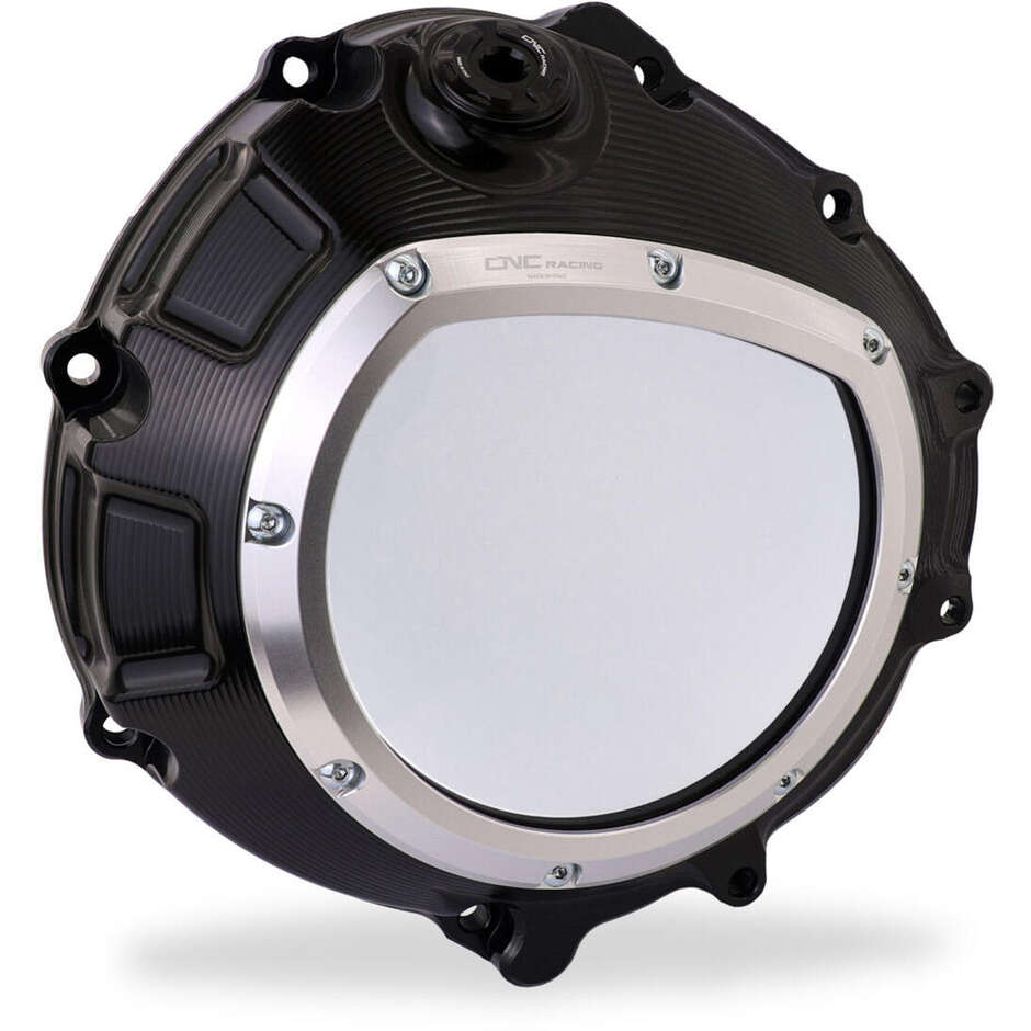 CA800 BMW CNC Racing Transparenter Kupplungsdeckel Schwarz Silber