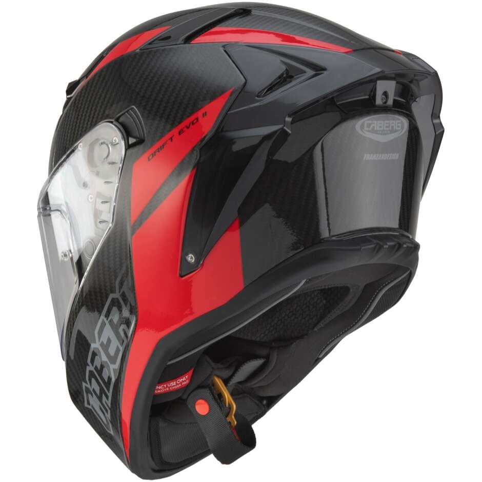 Caberg DRIFT EVO 2 CARBON NOVA Red Full Face Motorcycle Helmet