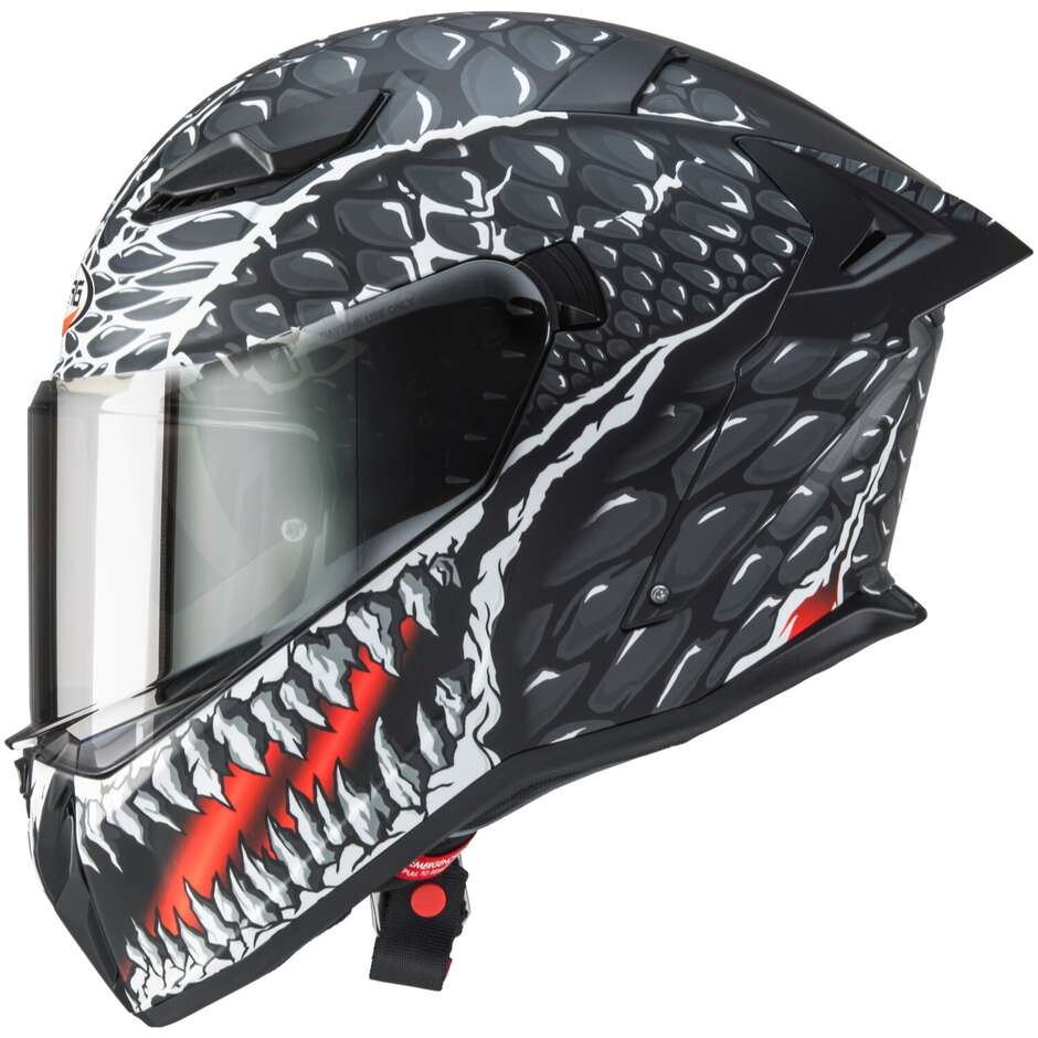 Caberg DRIFT EVO 2 CROK Full Face Motorcycle Helmet Black Anthracite Red