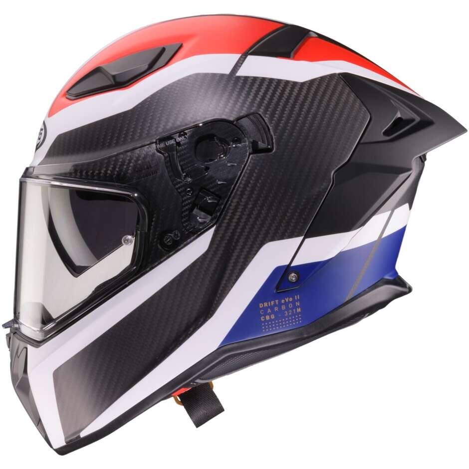 Caberg DRIFT EVO 2 MATT CARBON CBR Full Face Motorcycle Helmet