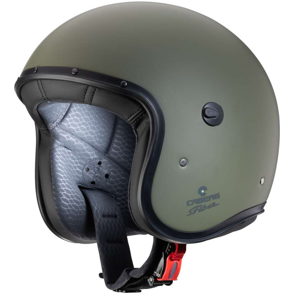 Caberg FREERIDE X Jet Motorradhelm Militärgrün Matt