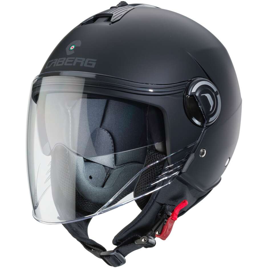 Caberg RIVIERA V4X Jet Motorcycle Helmet Matt Black
