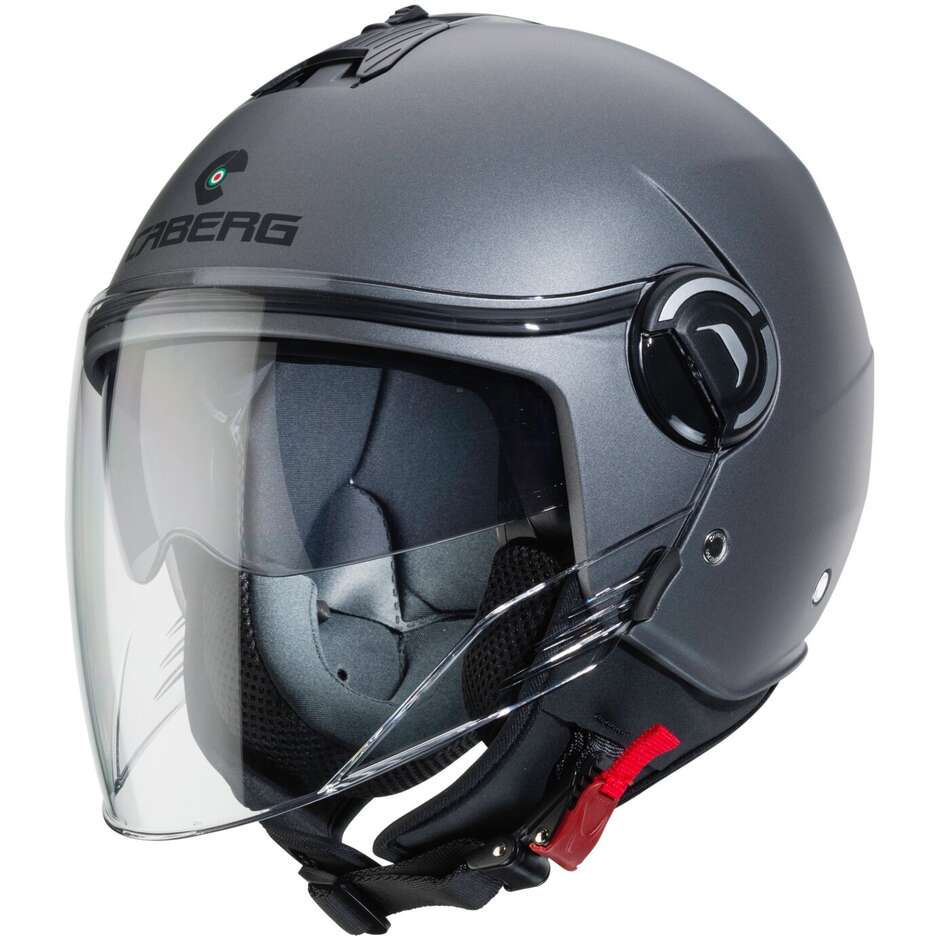 Caberg RIVIERA V4X Jet Motorcycle Helmet Matt Gray