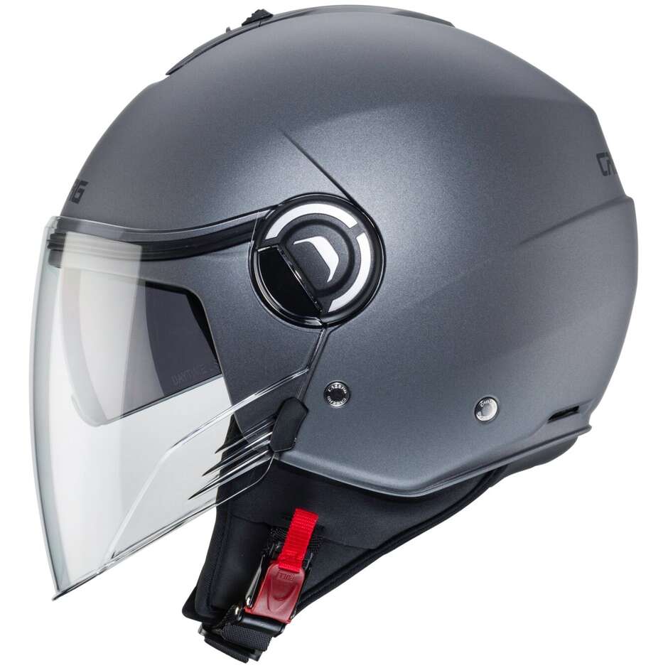 Caberg RIVIERA V4X Jet Motorcycle Helmet Matt Gray