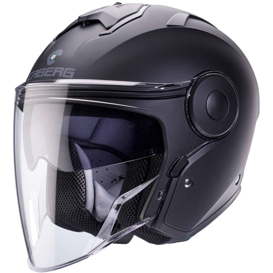 Caberg SOHO Matt Black Motorcycle Jet Helmet