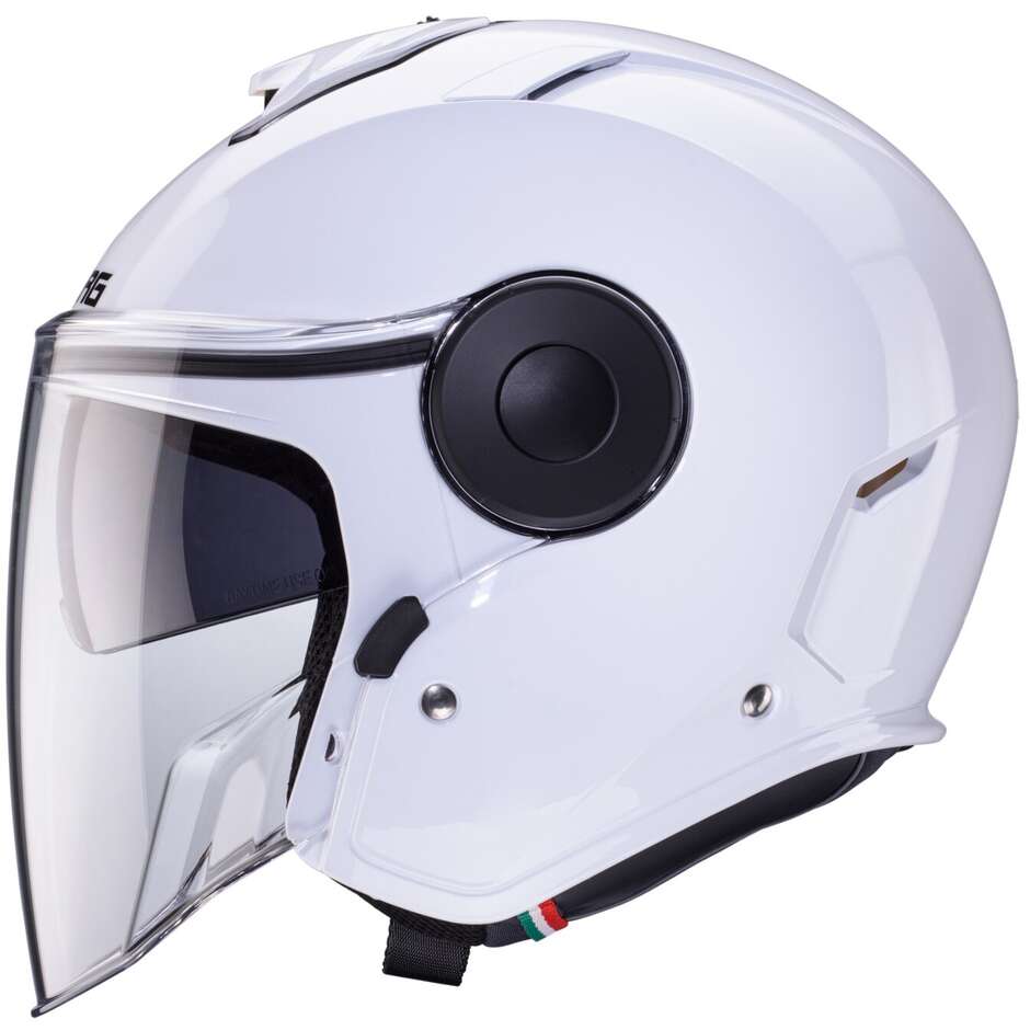 Caberg SOHO Weißer Motorrad-Jethelm