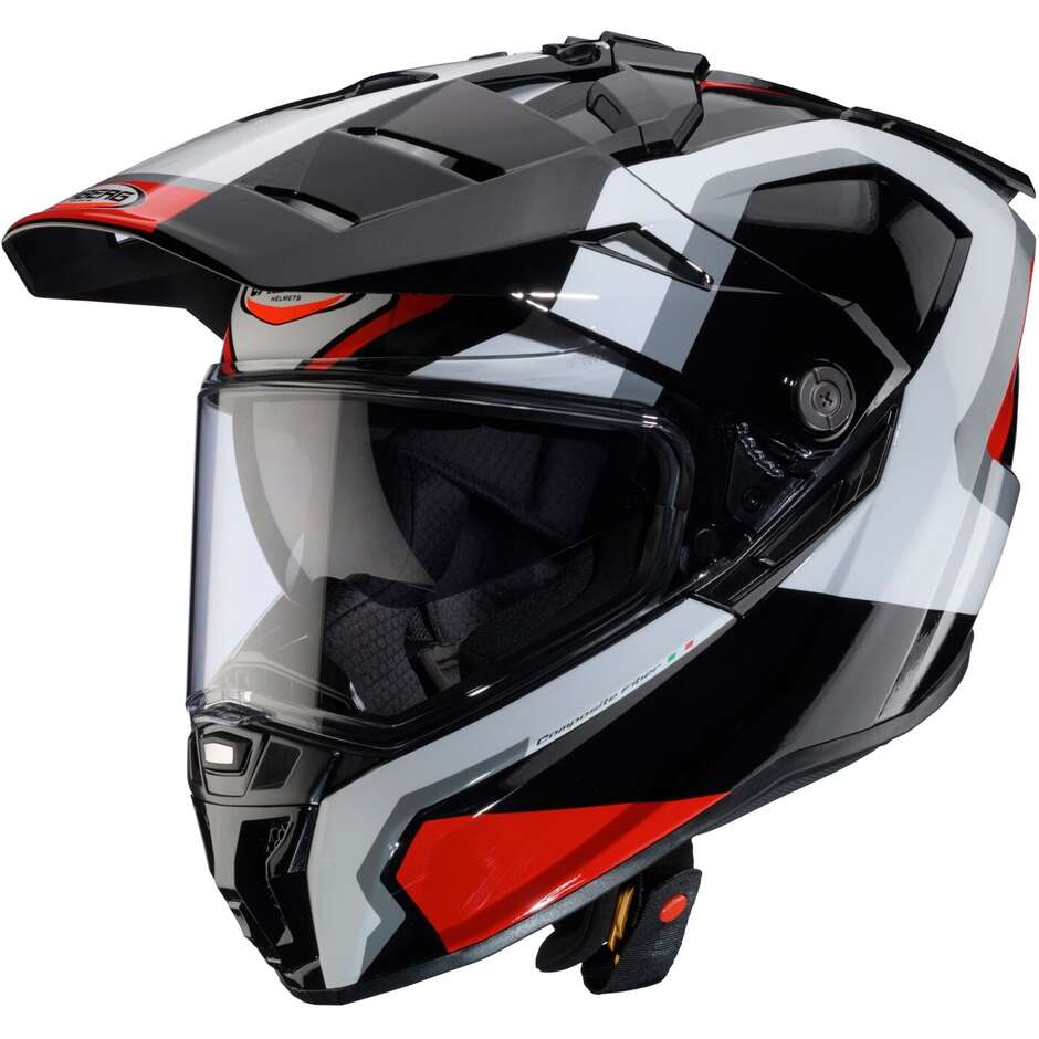 Caberg TANAMI SCRAM Adventure Full Face Motorcycle Helmet Black Red White