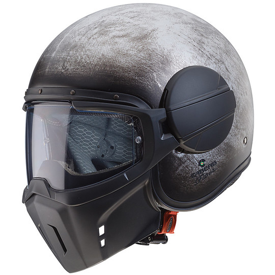 Cabron GHOST IRON Moto Jet Helmet
