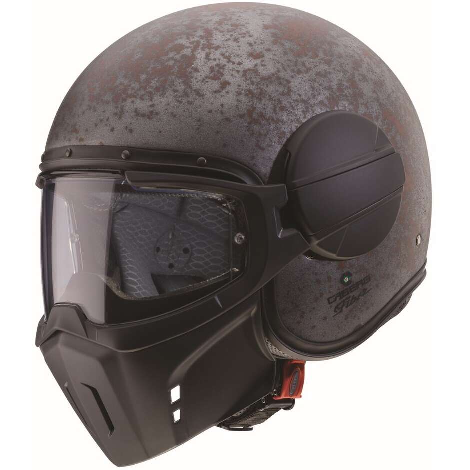 Cabron GHOST RUSTY Moto Jet Helmet