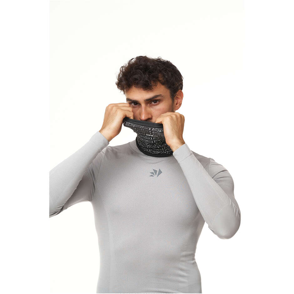 Cache-cou multifonction avec logo Sixs TBX V2 Noir Blanc