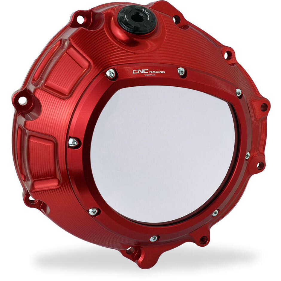 Cache embrayage transparent BMW CA800 CNC Racing Rouge Rouge