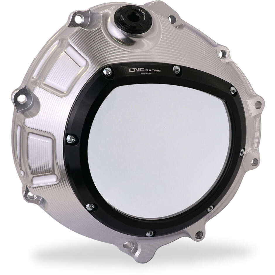 Cache embrayage transparent CNC Racing BMW CA800 Argent Noir