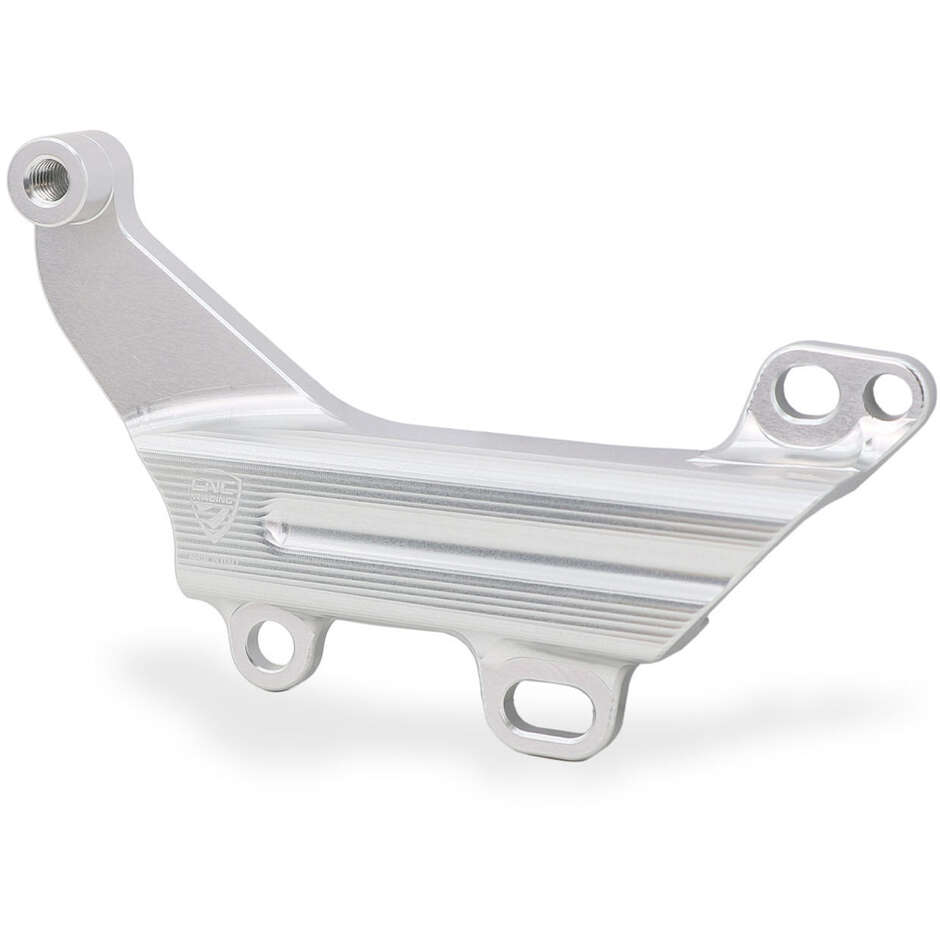 Cache-tuyau avec support de réservoir de frein arrière IFC01 Ducati CNC Racing Silver