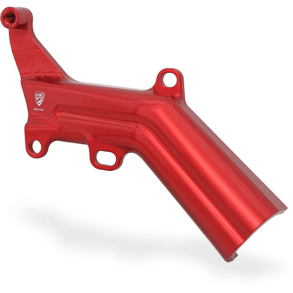 Cache-tuyau avec support de réservoir de frein arrière IFC04 Ducati CNC Racing Rouge