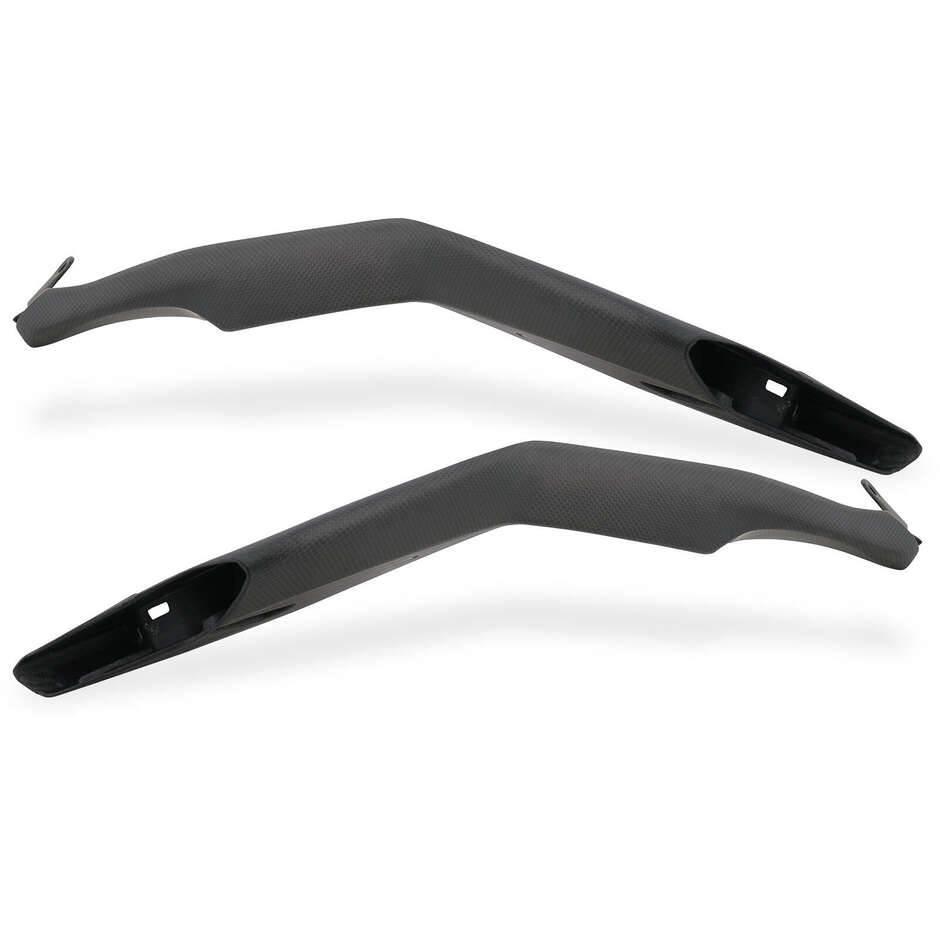 Caches inférieurs de réservoir de carburant Monster 937 - Carbone CNC Racing ZA344 Mat