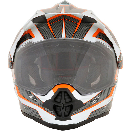 Cacso Integral Motorrad Dual Sport Afx FX-39 VELETA Orange Farbe