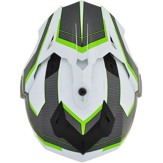 Cacso Moto Integrale Dual Sport Afx FX-39 Colorazione VELETA Verde