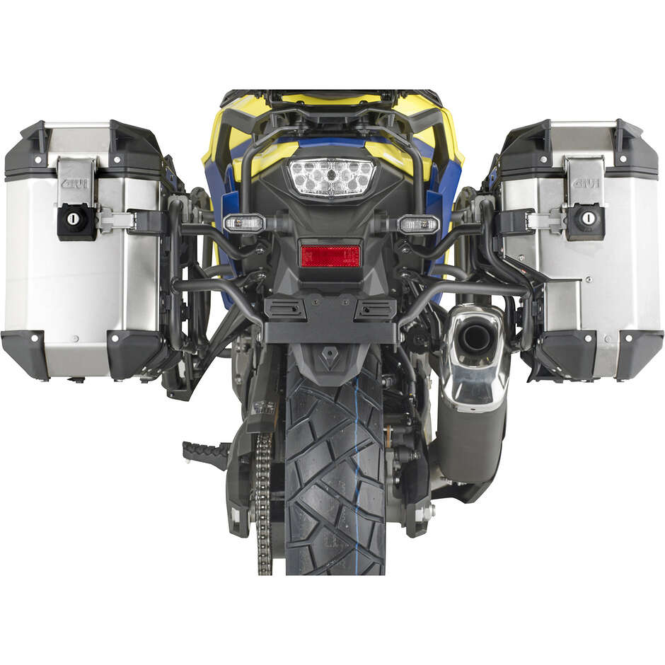 Cadres latéraux Givi PL ONE FIT pour valises MONOKEY CAME-SIDE spécifiques pour Suzuki V-STROM 800 SE (23-24)