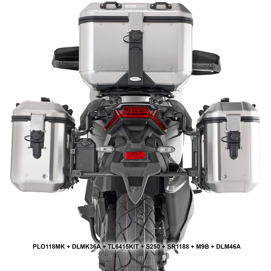 Cadres latéraux Givi PL ONE FIT pour valises Monokey spécifiques pour Honda X-ADV 750 (2021-23)