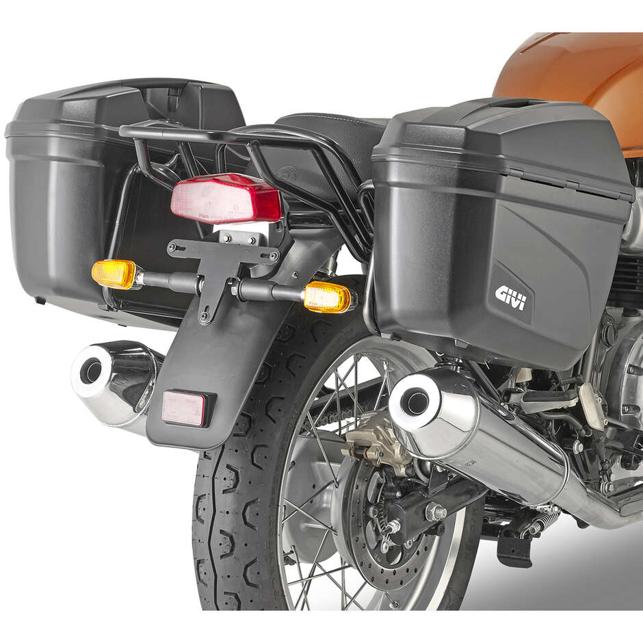 Cadres latéraux Givi pour valises Monokey E22 spécifiques pour Royal Enfield INTERCEPTOR (2019-24)