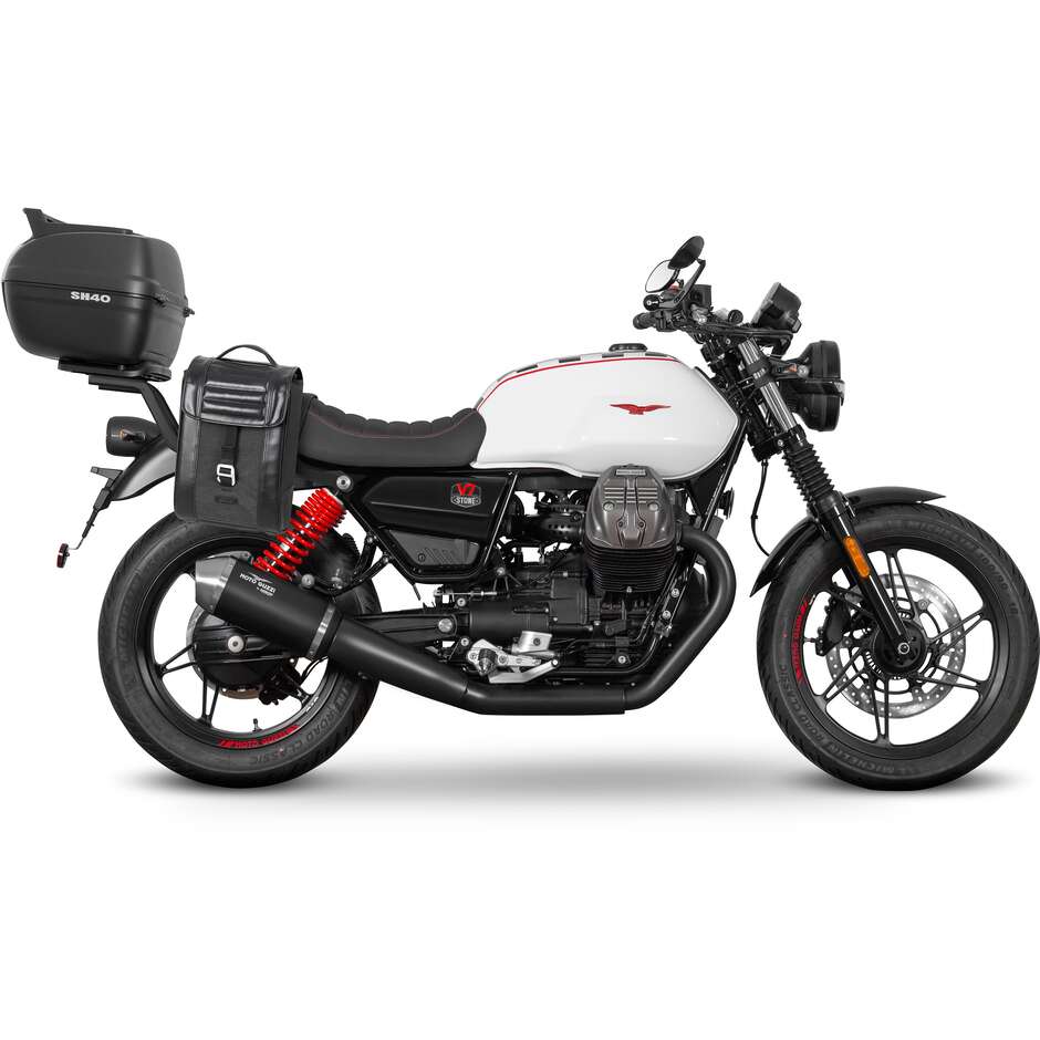 Cadres latéraux pour sacs SR Shad spécifiques pour Moto Guzzi V7 SPECIAL-STONE-TEN-CORSA (2023-25)
