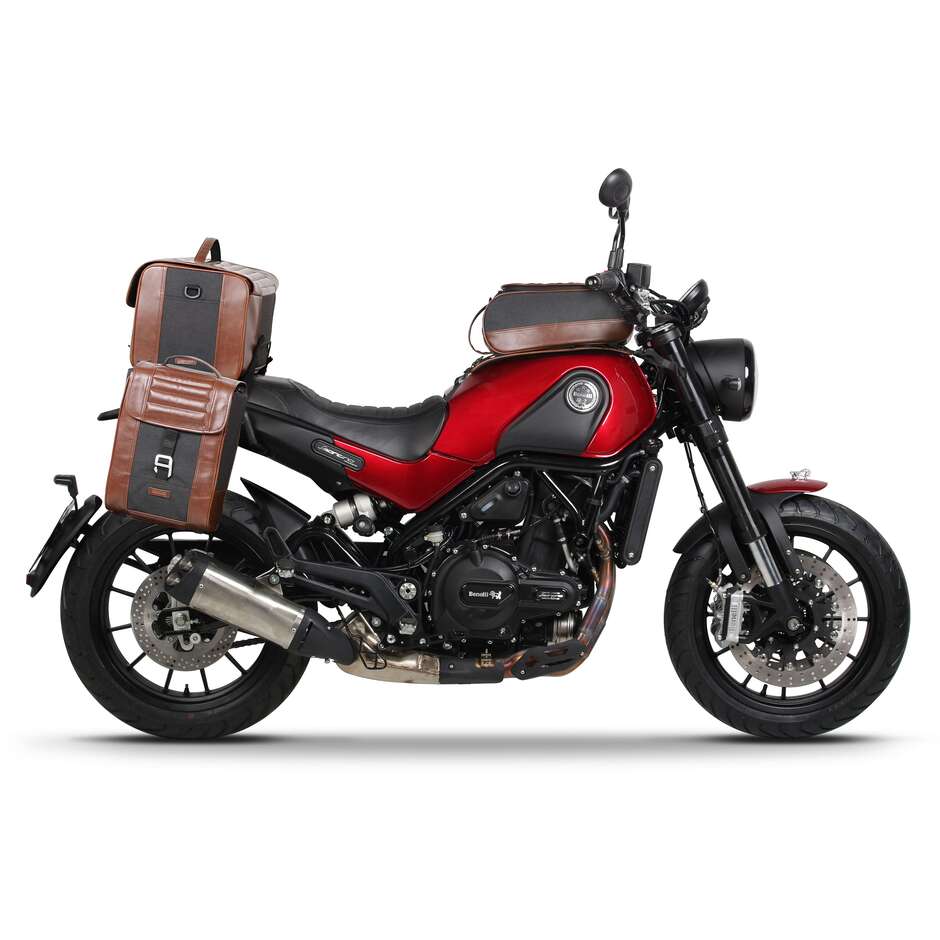 Cadres latéraux spécifiques pour sacs SR Shad pour BENELLI LEONCINO 502i/TRAIL (2017-26); 500 TRAIL (2020-26)