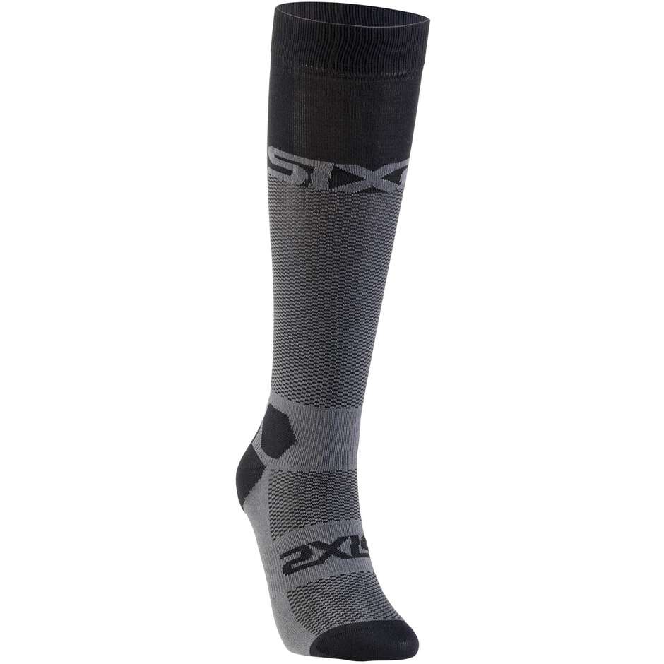 Calza Lunga Moto Sixs LONG RACING V2 Nero Grigio