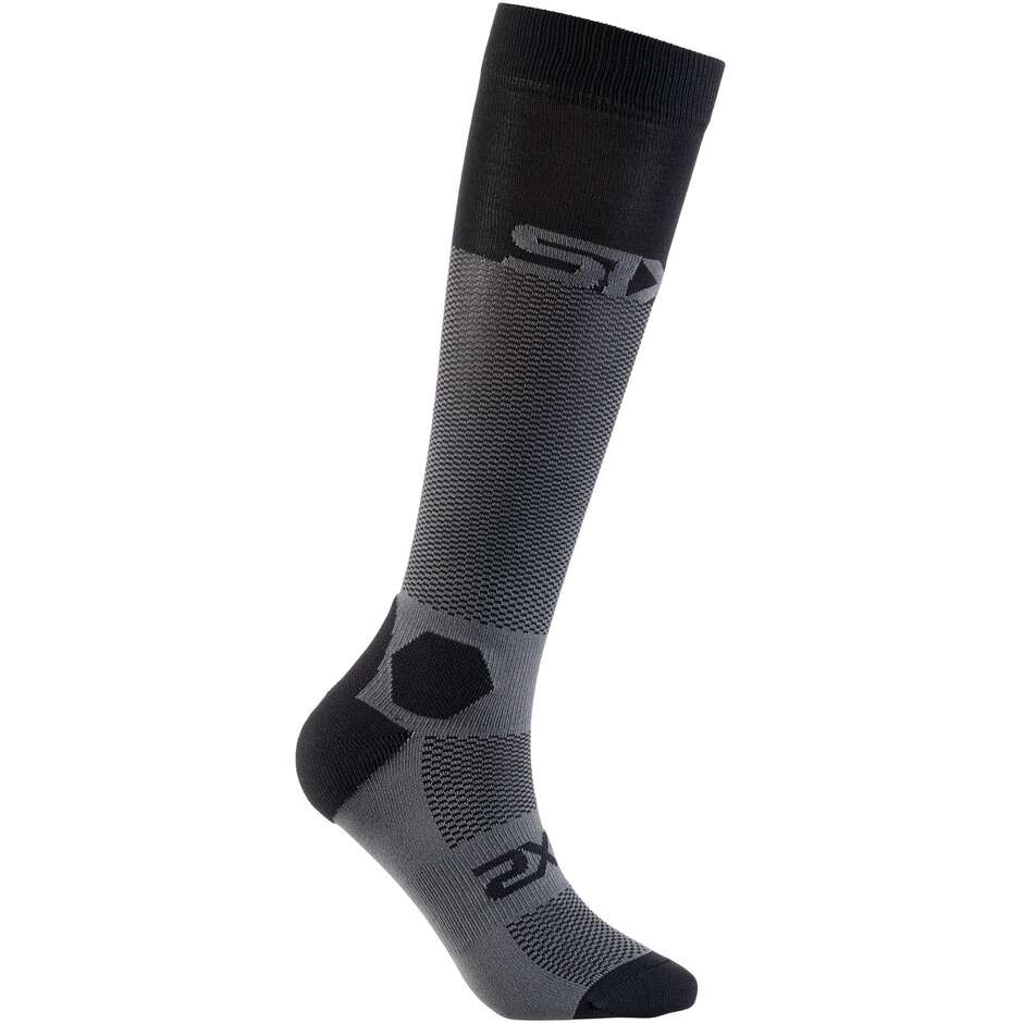 Calza Lunga Moto Sixs LONG RACING V2 Nero Grigio