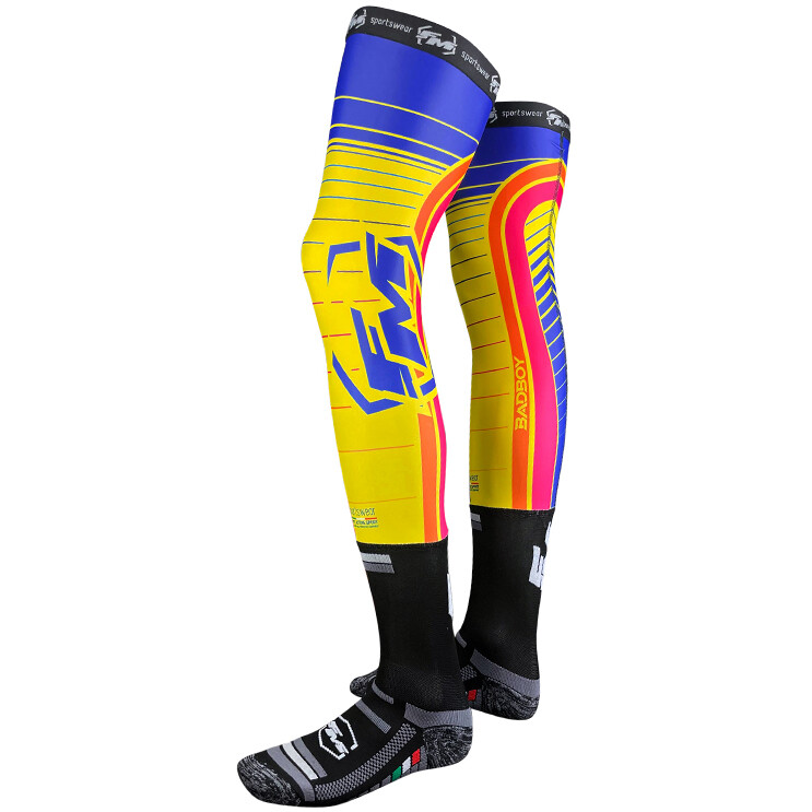Calze Lunghe Moto KNEE SOCKS BAD BOY taglia 37-39