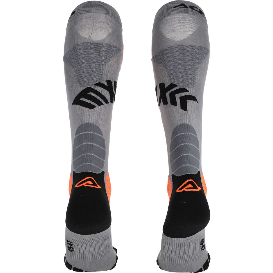 Calze Moto Acerbis MX IMPACT VENTED Grigio Arancio