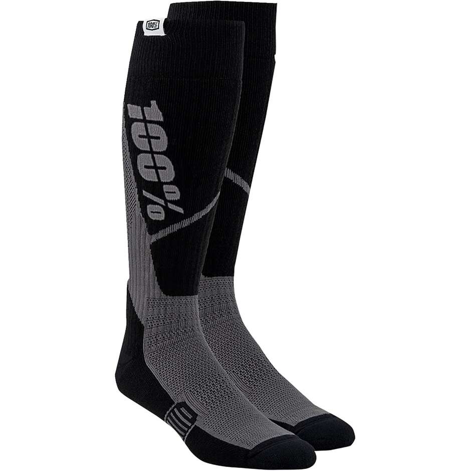 Calze Moto Cross Enduro 100% TORQUE COMFORT MX Nere