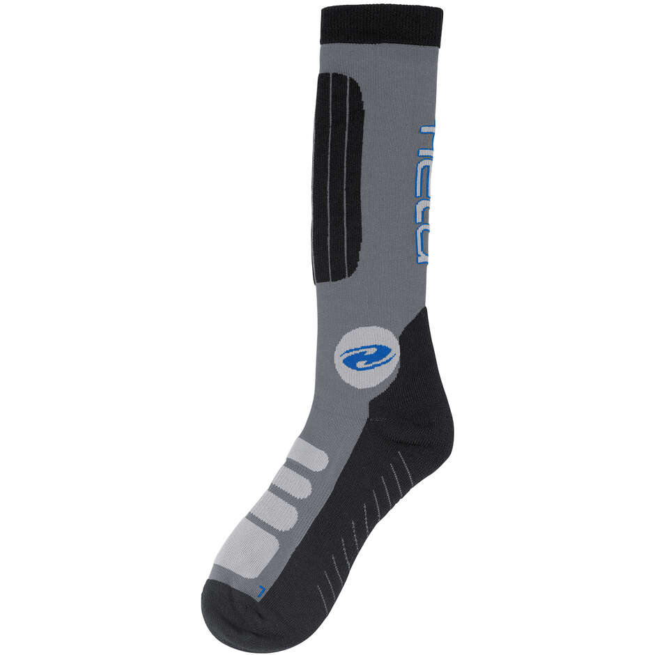 Calze Moto Lungo Grigio Nero taglia L