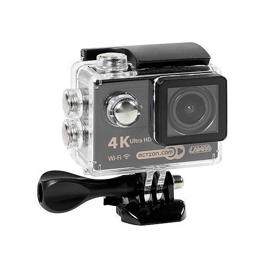 Camera de moto Lampa Sport 4K Action Cam avec télécommande et kit  d'accessoires Vente en Ligne 