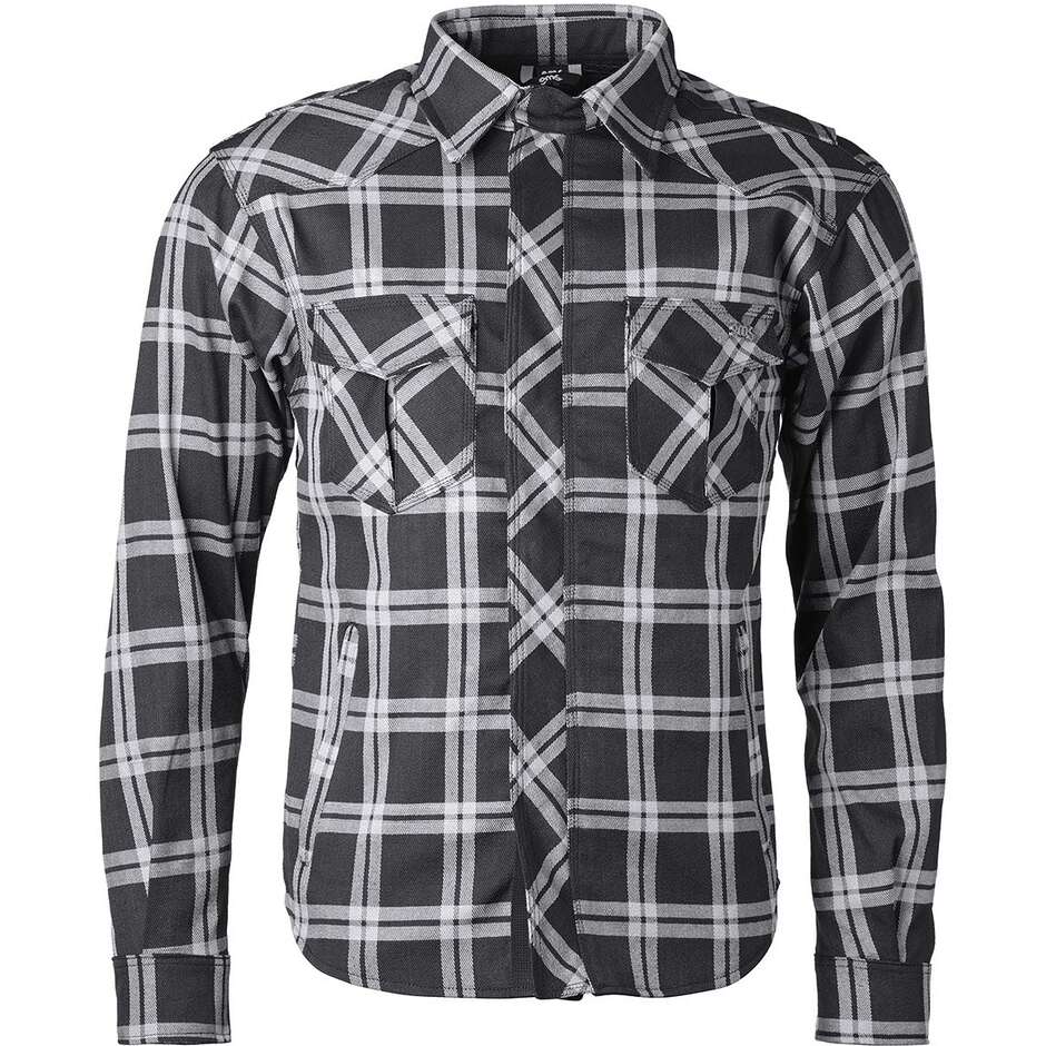 Camicia Moto Jaguar Neo Man nero bianco taglia 4XL
