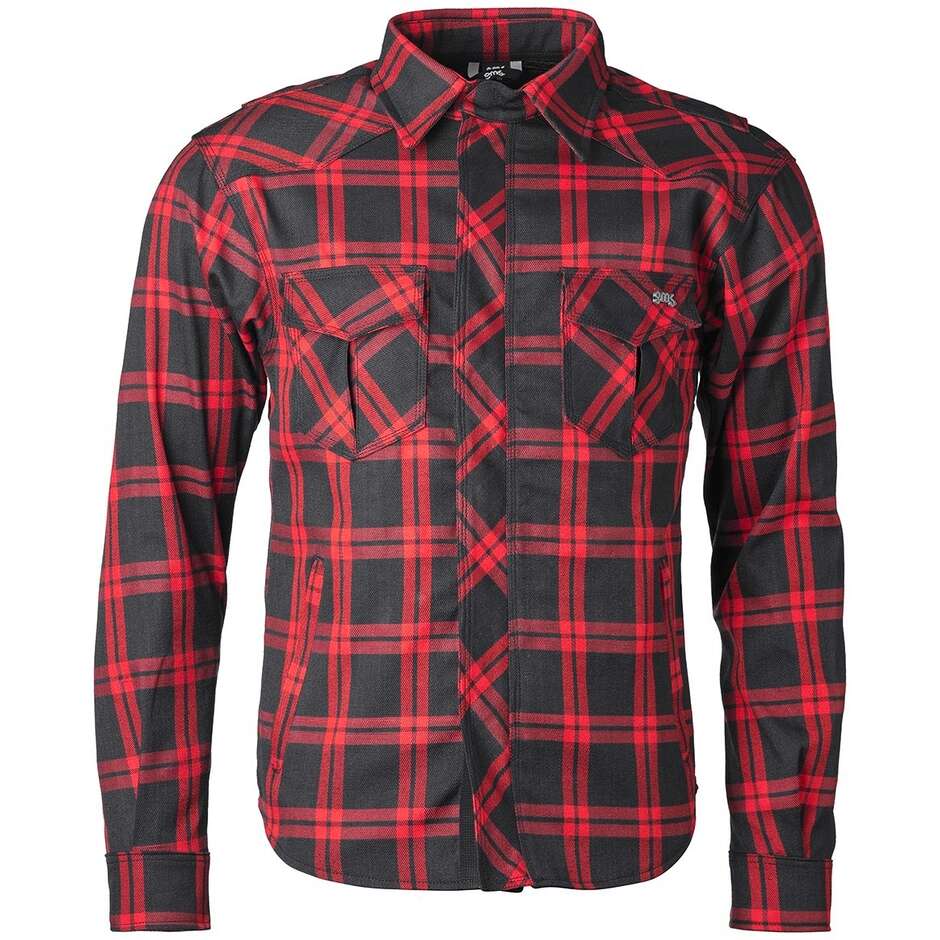 Camicia Moto Jaguar Neo Man nero rosso taglia 7XL