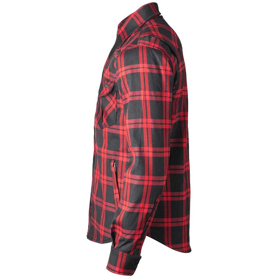 Camicia Moto GMS Jaguar Neo Man nero rosso