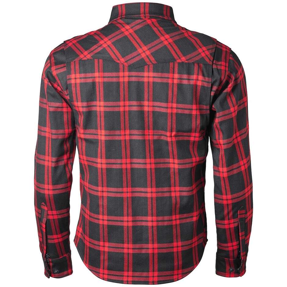 Camicia Moto GMS Jaguar Neo Man nero rosso