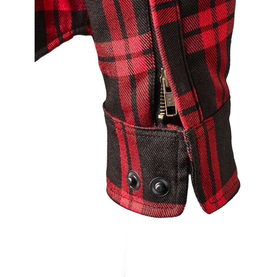 Camicia Moto GMS Jaguar Neo Man nero rosso
