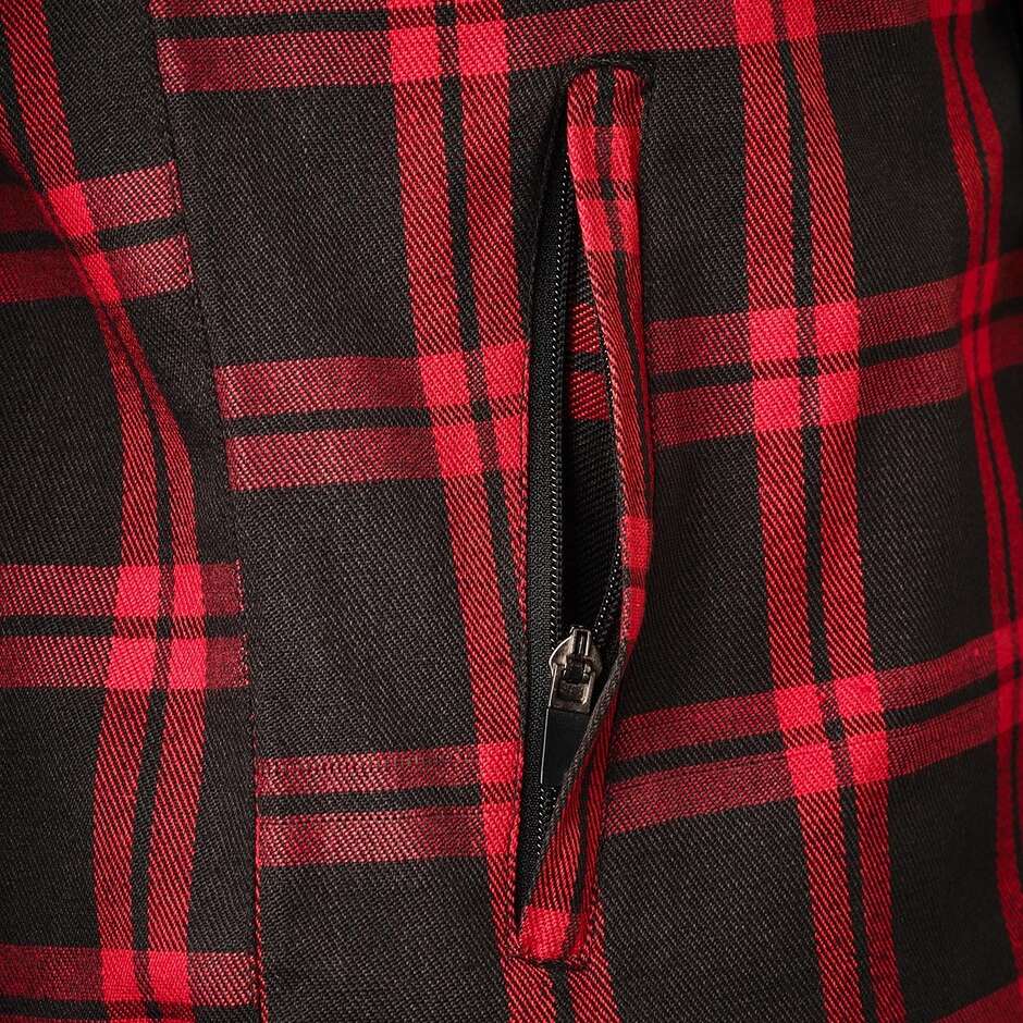 Camicia Moto GMS Jaguar Neo Man nero rosso