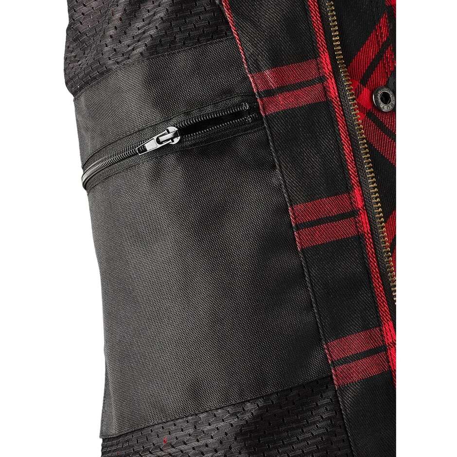 Camicia Moto GMS Jaguar Neo Man nero rosso