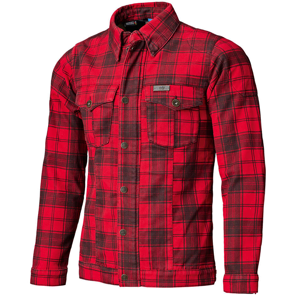 Camicia Moto Woodland Nero Rosso taglia 5XL