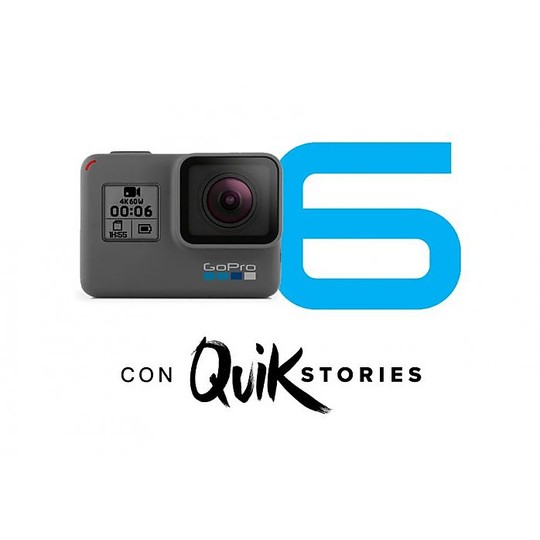 Caméra de moto GoPro HERO6 Black 4K Ultra HD