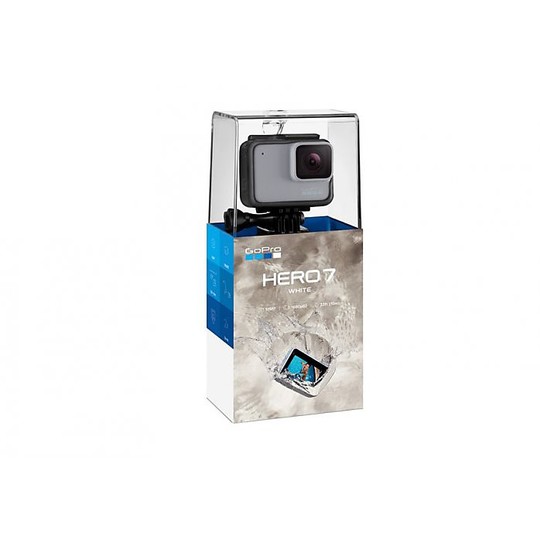 Caméra de moto GoPro HERO7 blanche 1080p HD