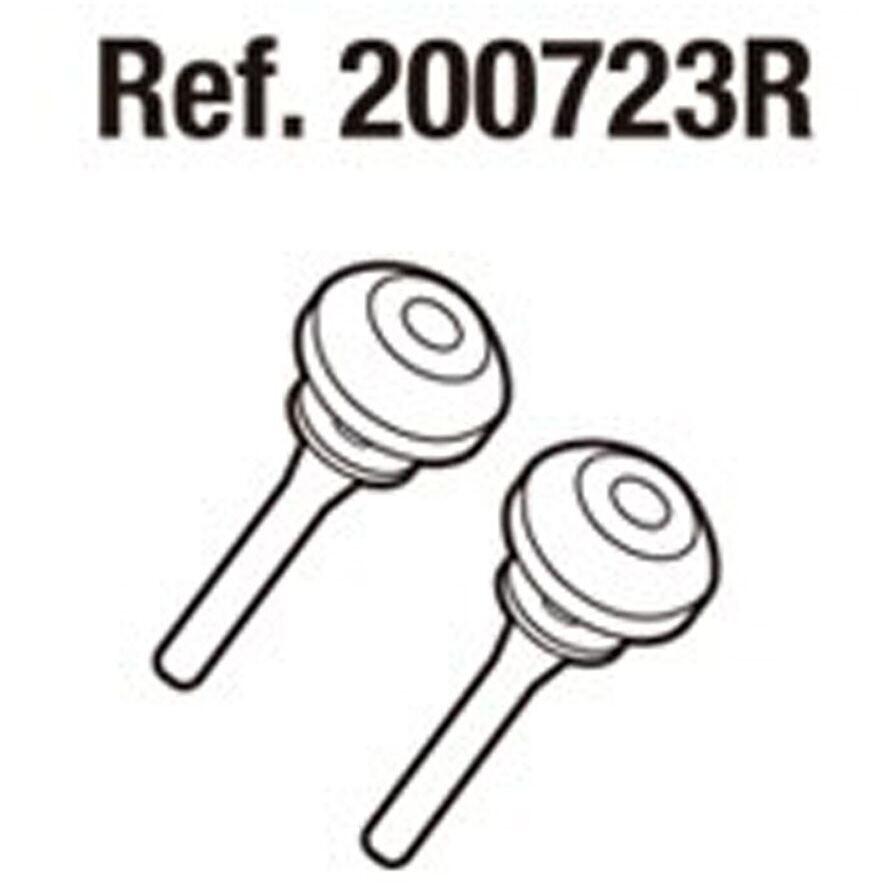 Caoutchoucs de remplacement 200723r pour plaque en plastique Shad