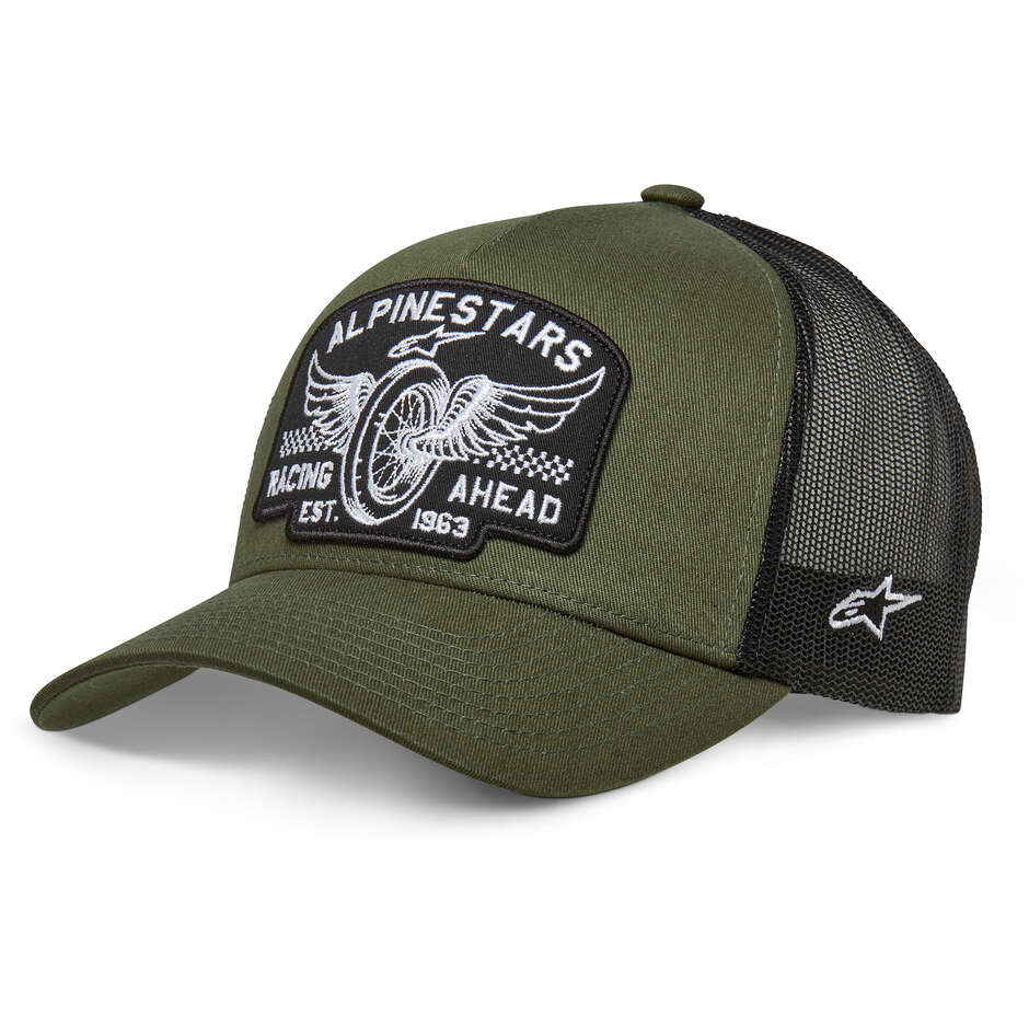 Capellino Alpinestars HERITAGE PATCH TRUCKER Militare/Nero