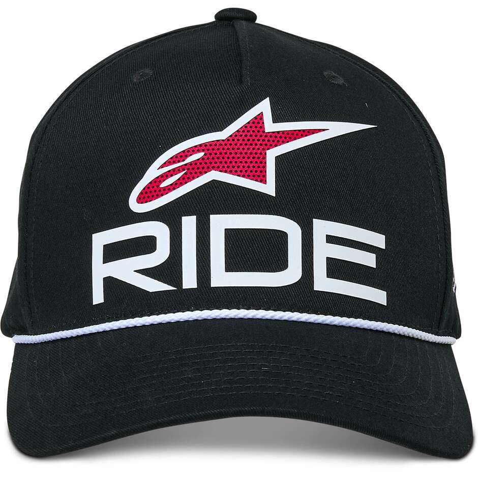 Capellino Alpinestars RIDE COMP SNAPBACK Nero/Bianco/Rosso