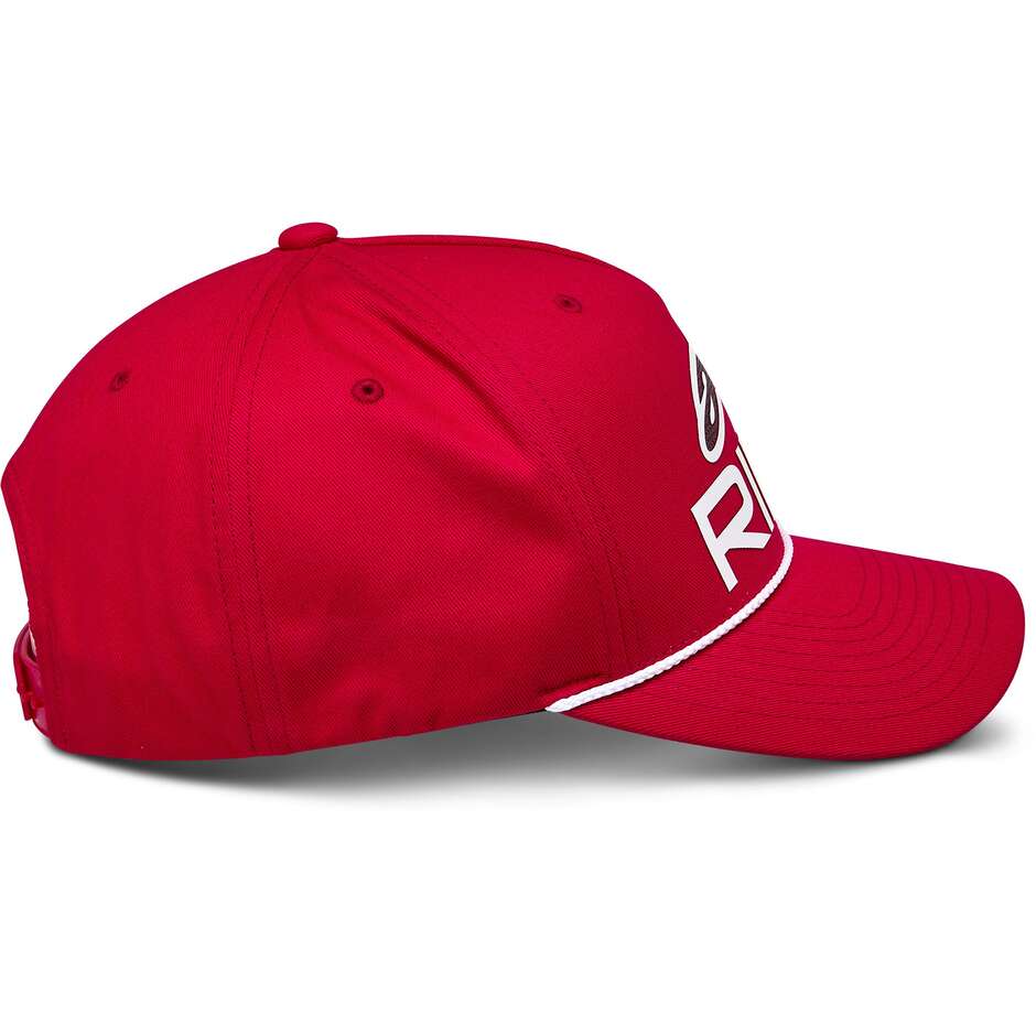 Capellino Alpinestars RIDE COMP SNAPBACK Rosso/Bianco/Nero