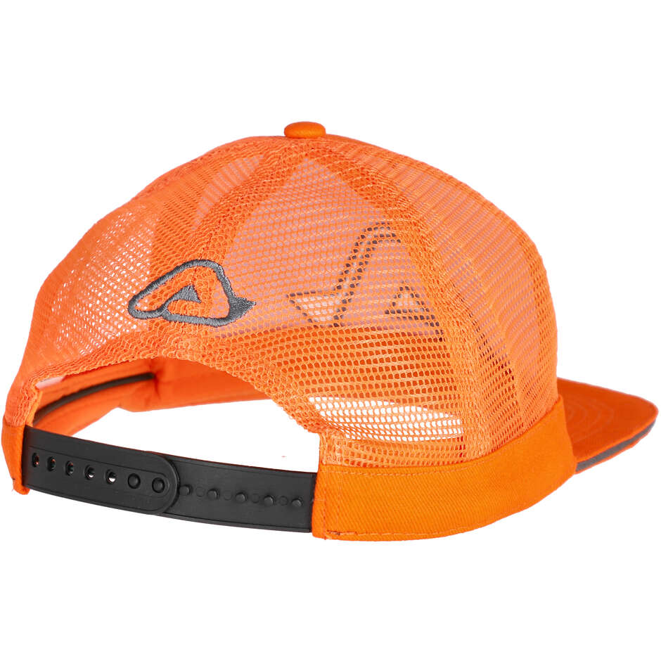 Cappellino Acerbis CAP C LOGO Arancio Grigio