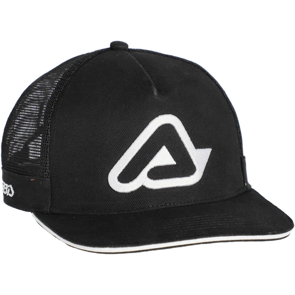 Cappellino CAP C LOGO Nero Bianco taglia unica
