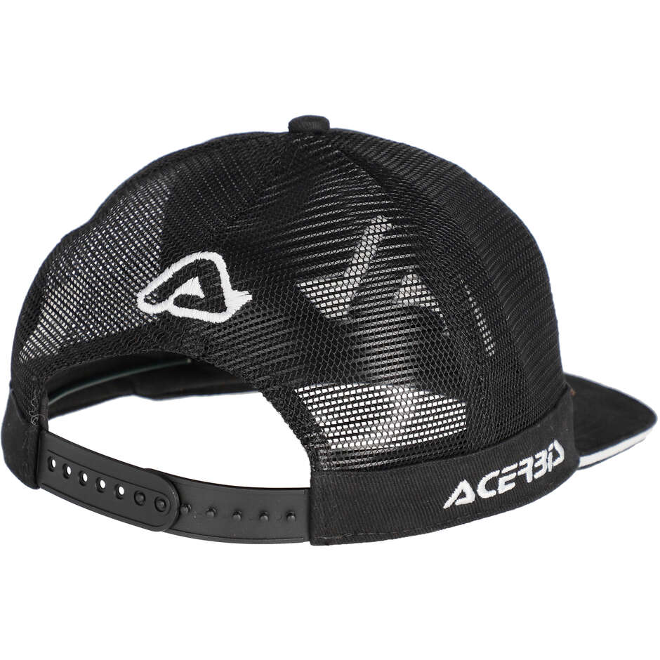 Cappellino Acerbis CAP C LOGO Nero Bianco